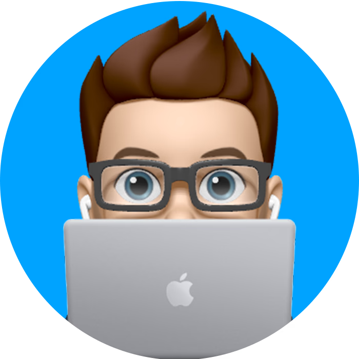 Illustrated avatar of Wesley Sharp at a laptop