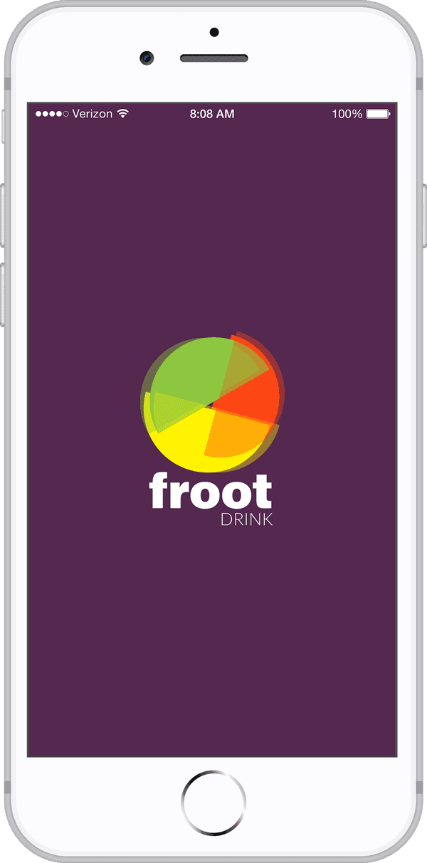 FrootDrink launch screen