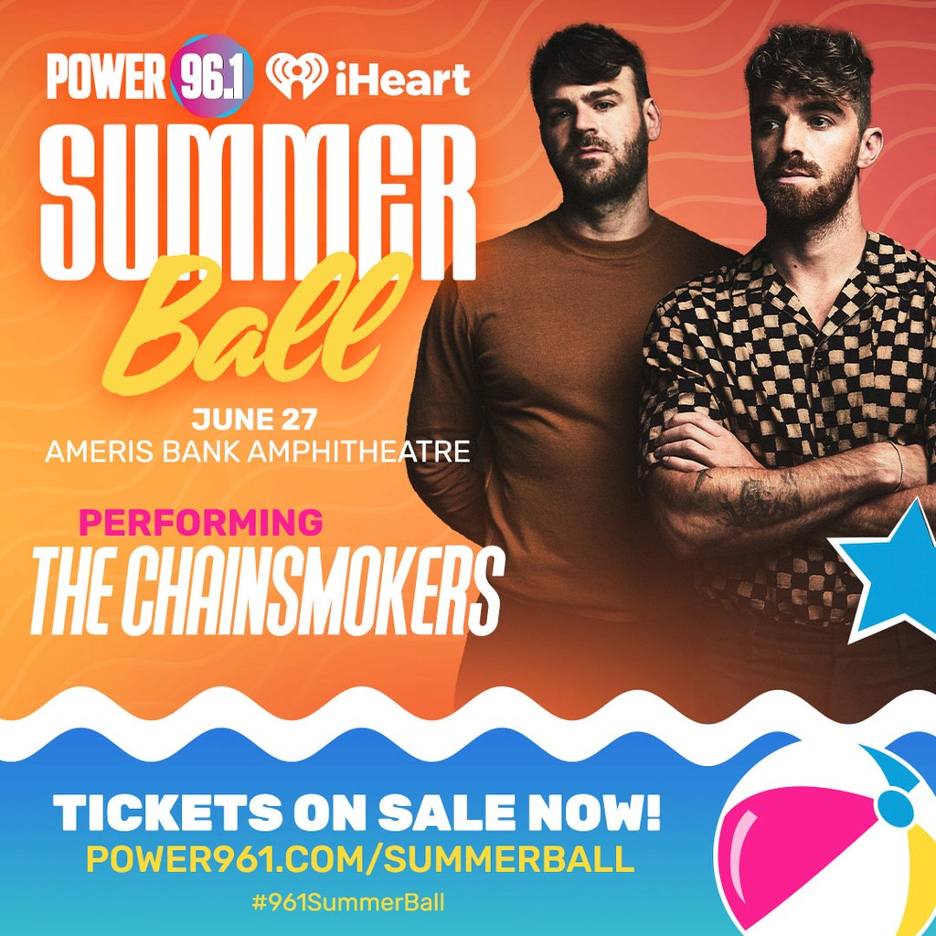 The Chainsmokers Summer Ball promotional artwork