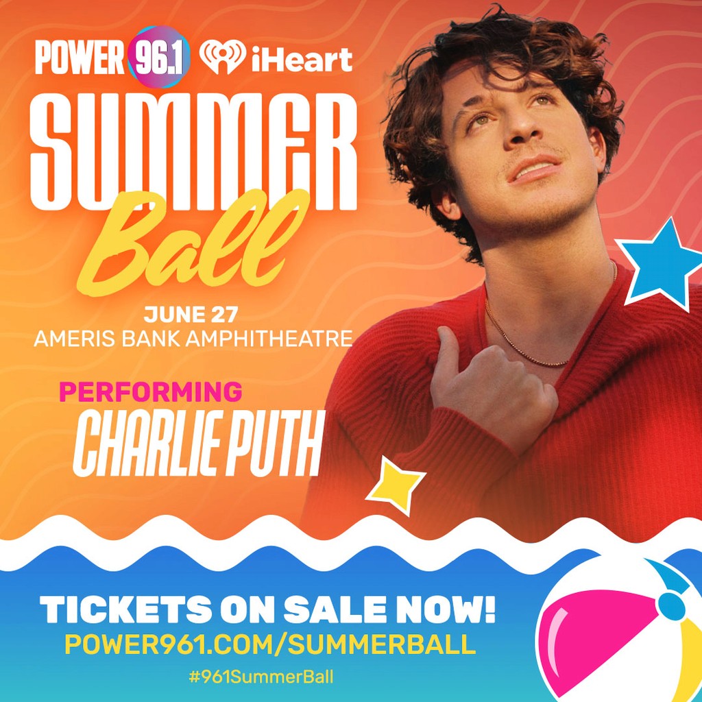 Charlie Puth Summer Ball promotional artwork