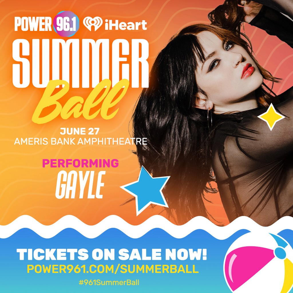GAYLE Summer Ball promotional artwork