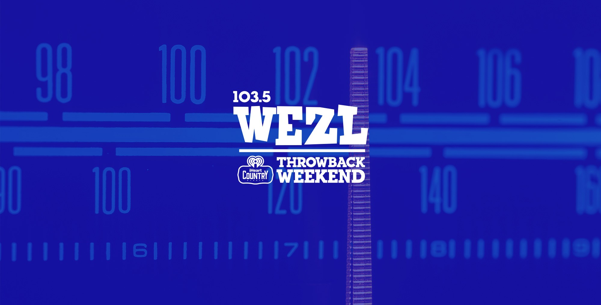 WEZL Labor Day Throwback Weekend campaign hero